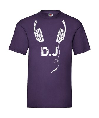 FRUIT OF THE LOOM T-shirt με στάμπα A8916  ΜΩΒ